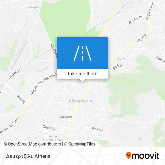 Δεμερτζιλι map