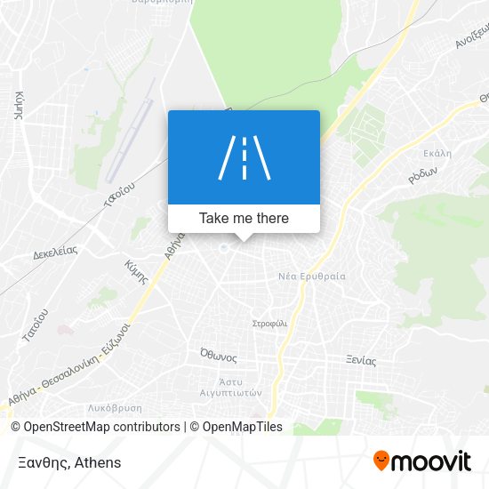 Ξανθης map