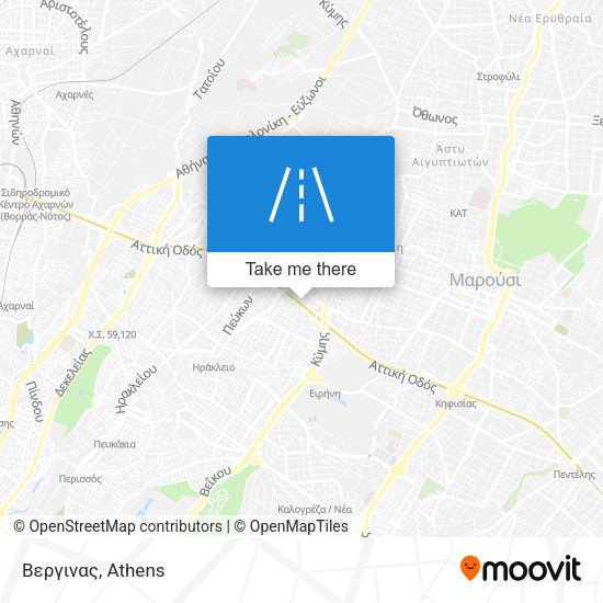 Βεργινας map