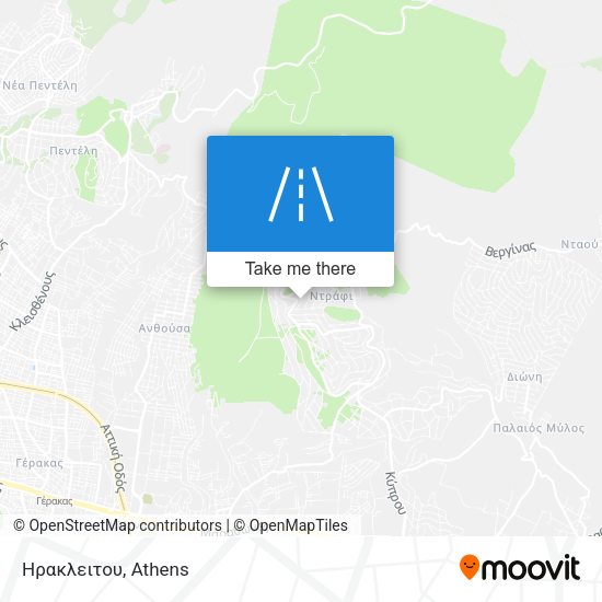Ηρακλειτου map