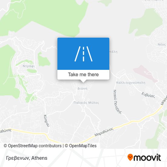 Γρεβενων map