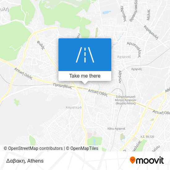 Δαβακη map