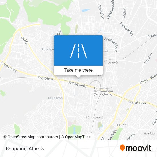 Βερροιας map