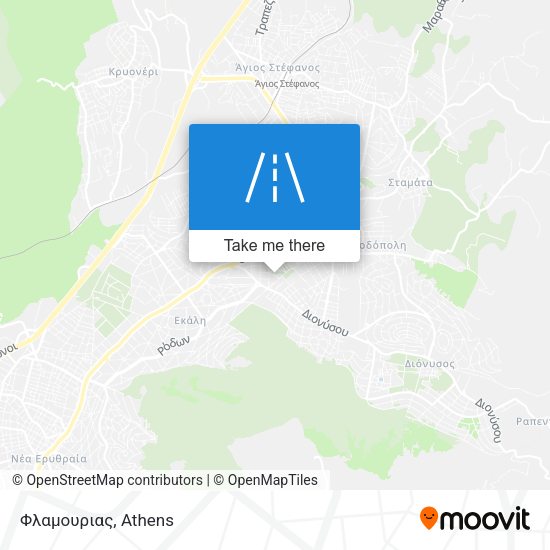 Φλαμουριας map
