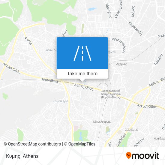 Κυμης map