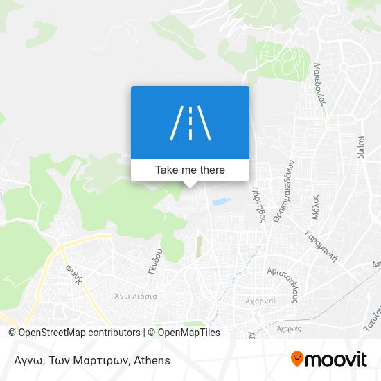 Αγνω. Των Μαρτιρων map