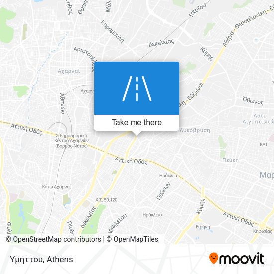 Υμηττου map