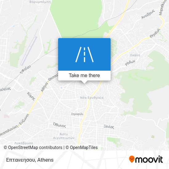 Επτανεησου map