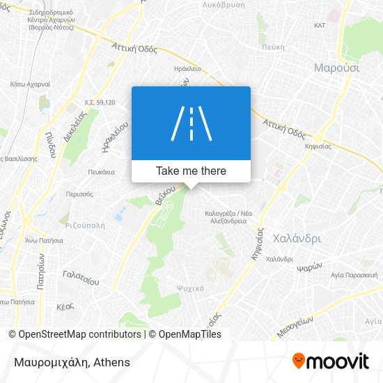 Μαυρομιχάλη map