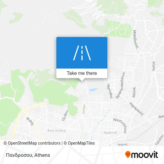 Πανδροσου map