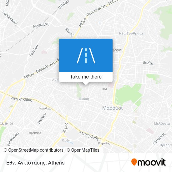 Εθν. Αντιστασης map