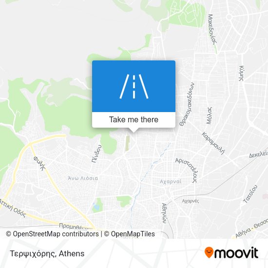 Τερψιχόρης map