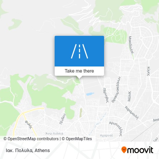 Ιακ. Πολυλα map