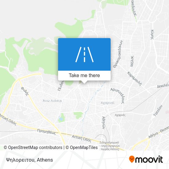 Ψηλορειτου map