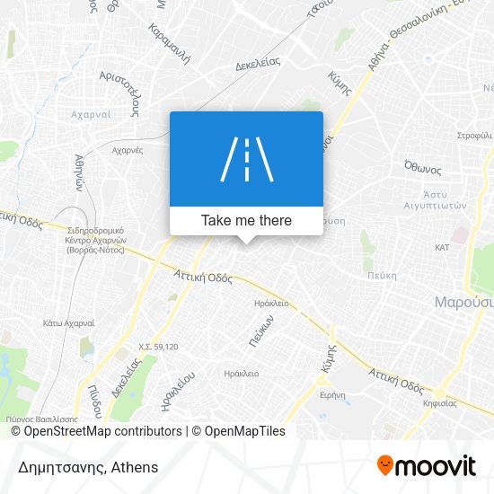 Δημητσανης map