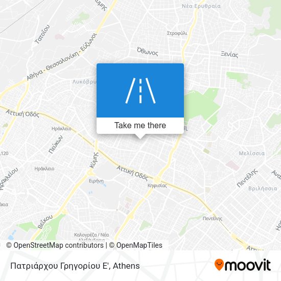Πατριάρχου Γρηγορίου Ε' map
