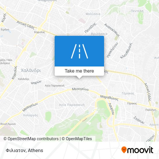 Φιλιατον map
