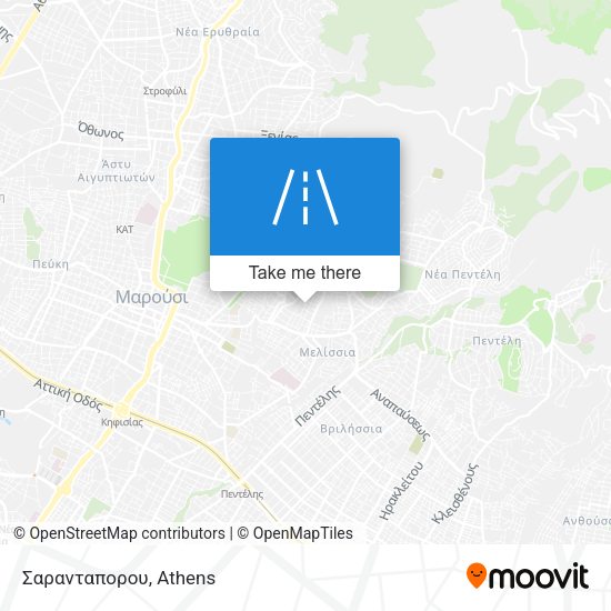 Σαρανταπορου map