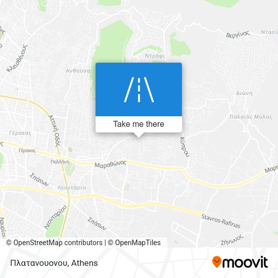 Πλατανουονου map