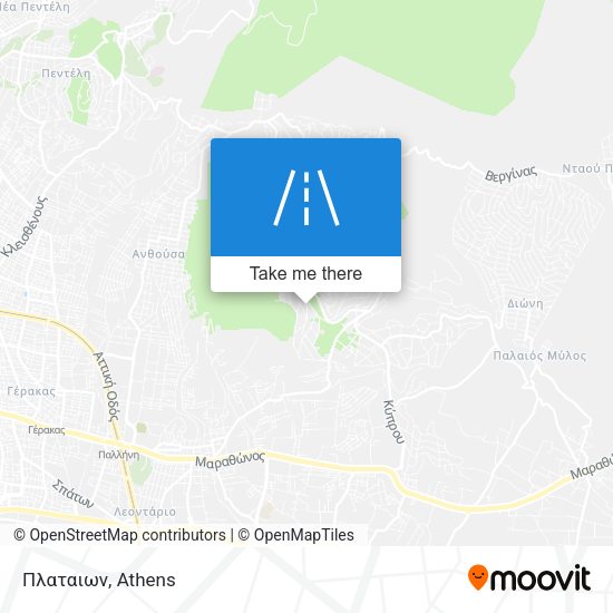 Πλαταιων map