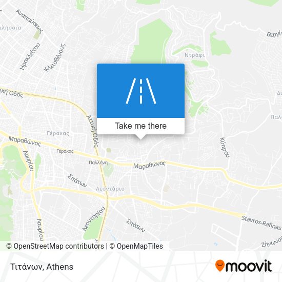 Τιτάνων map