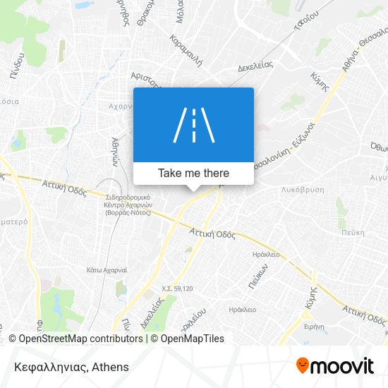 Κεφαλληνιας map