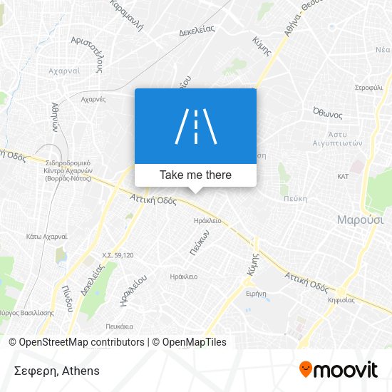 Σεφερη map