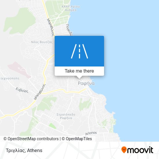 Τριγλίας map