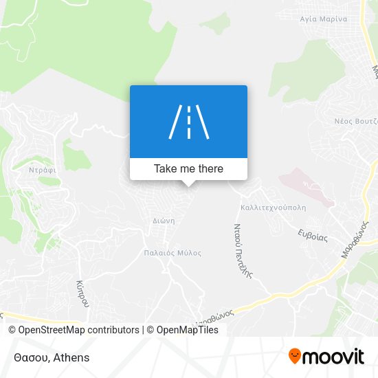Θασου map