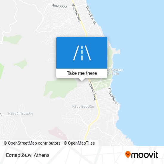 Εσπερίδων map