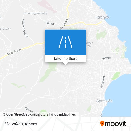 Μαινάλου map