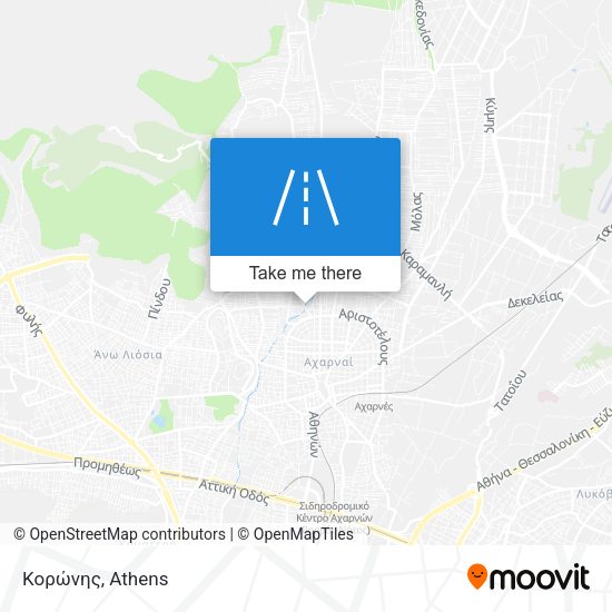 Κορώνης map