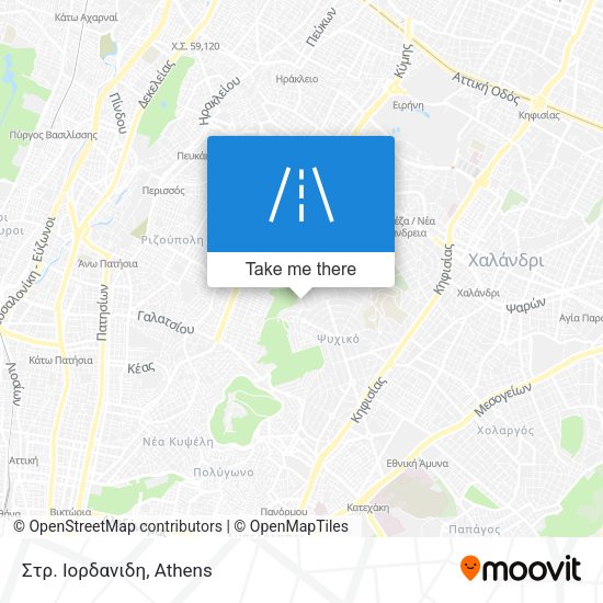 Στρ. Ιορδανιδη map