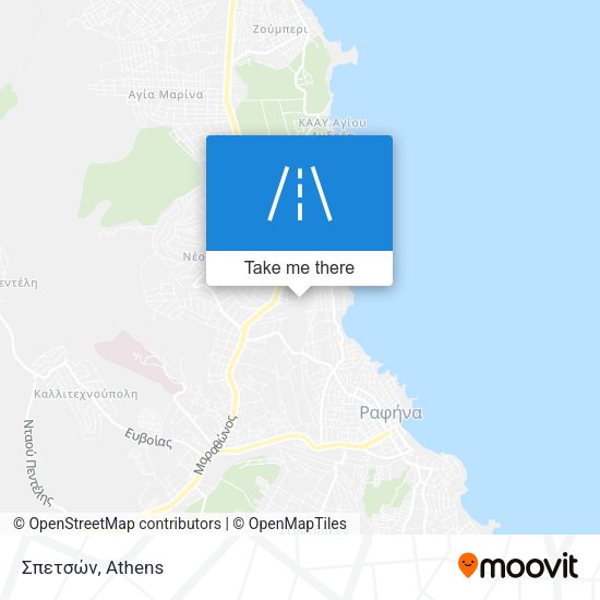 Σπετσών map
