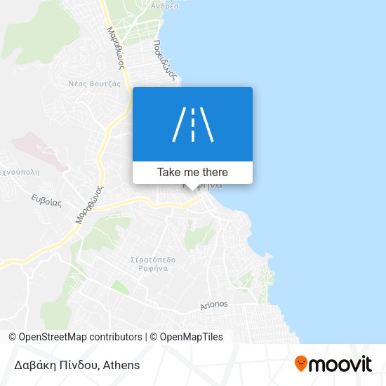 Δαβάκη Πίνδου map