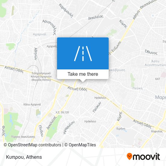 Κυπρου map