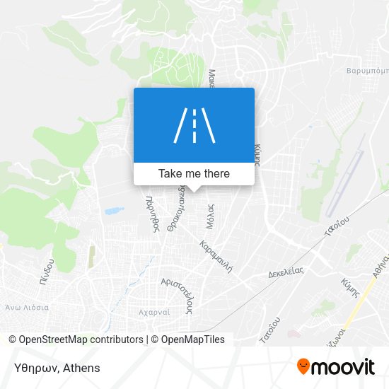 Υθηρων map