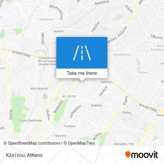 Kλείτου map