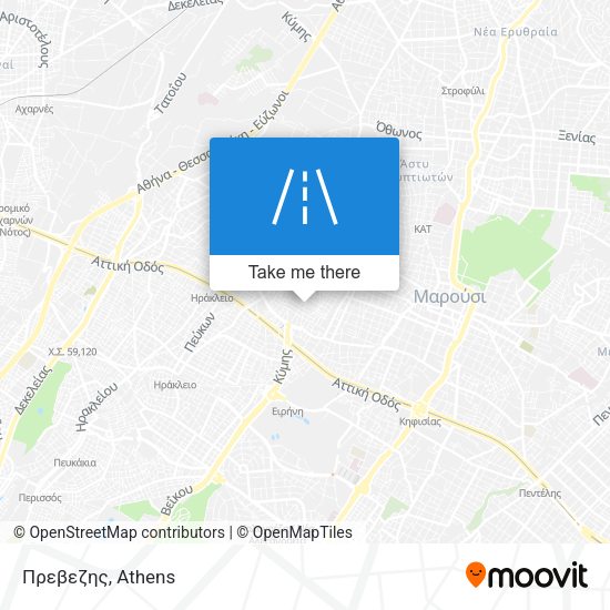 Πρεβεζης map