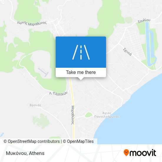Μυκόνου map