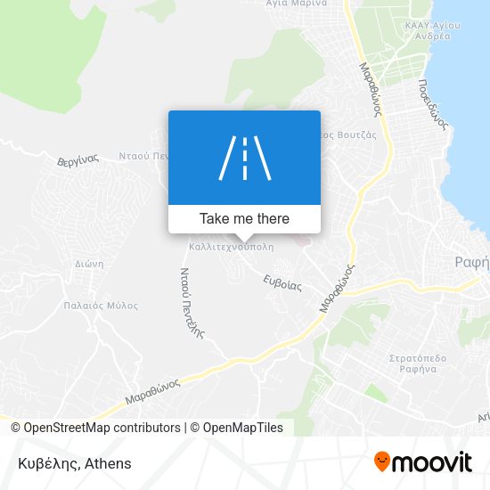 Κυβέλης map
