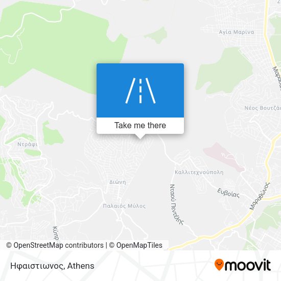 Ηφαιστιωνος map