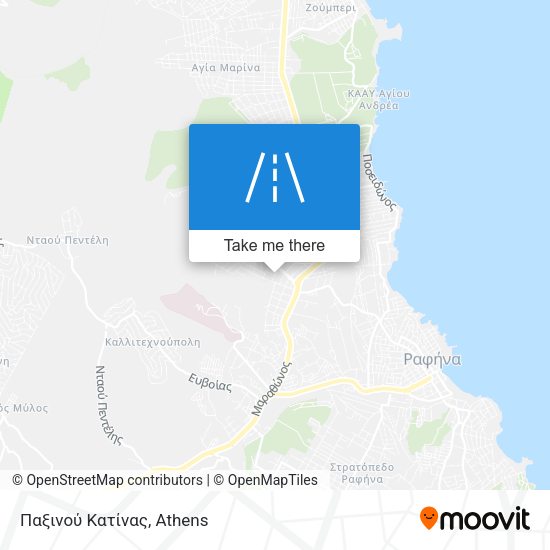 Παξινού Κατίνας map