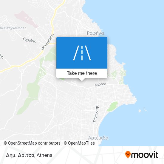 Δημ. Δρίτσα map