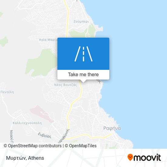 Μυρτών map