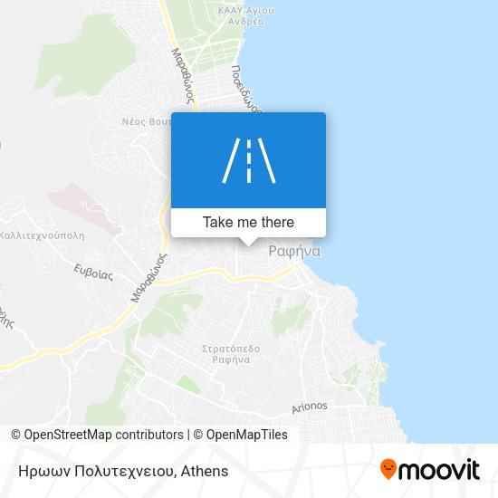 Ηρωων Πολυτεχνειου map