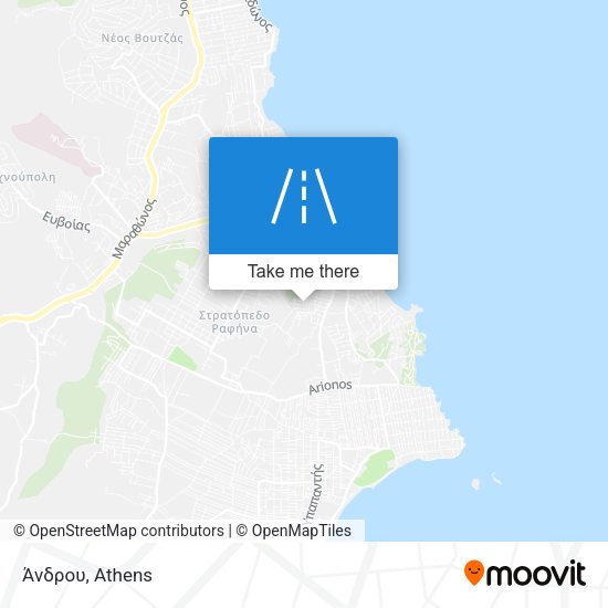Άνδρου map