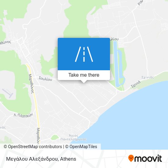 Μεγάλου Αλεξάνδρου map