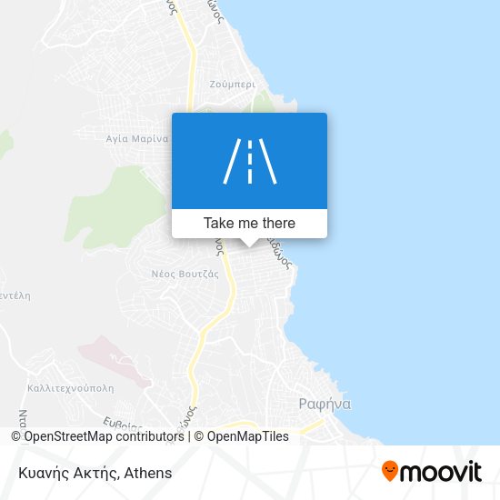 Κυανής Ακτής map