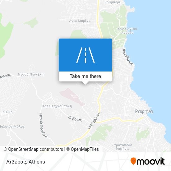 Λιβέρας map